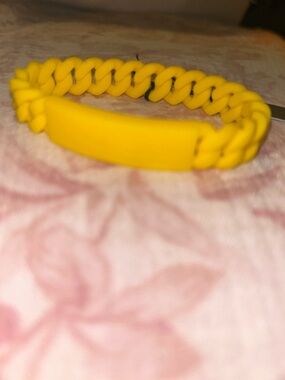 Marc by Marc Jacob’s Yellow Jelly Silicone Stretch Bracelet NWT